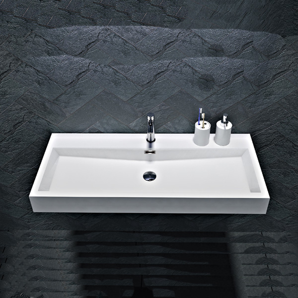 Economical bathroom man-made stone wash basin RB-03