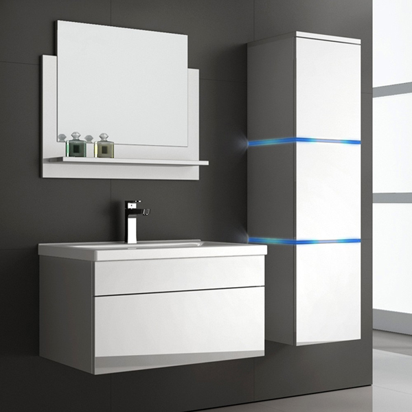LED bathroom cabinet white color MF-1821