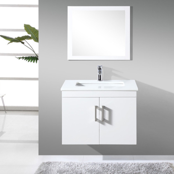 White color solid wood bathroom furniture BC-105