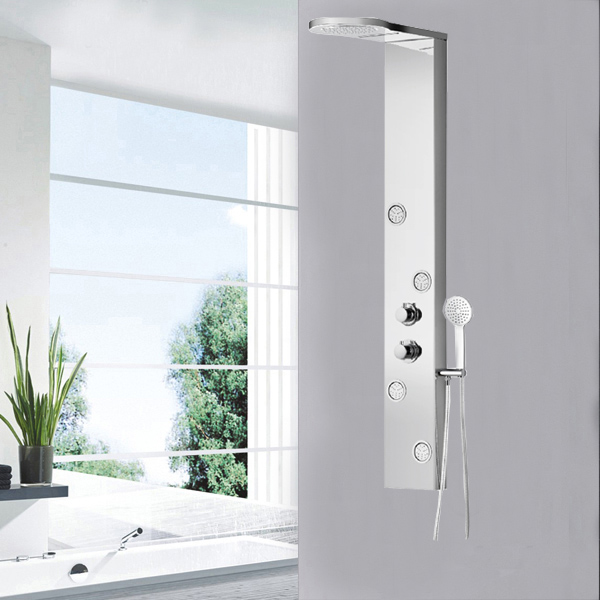 Chrome stainless steel shower panel SP-S37