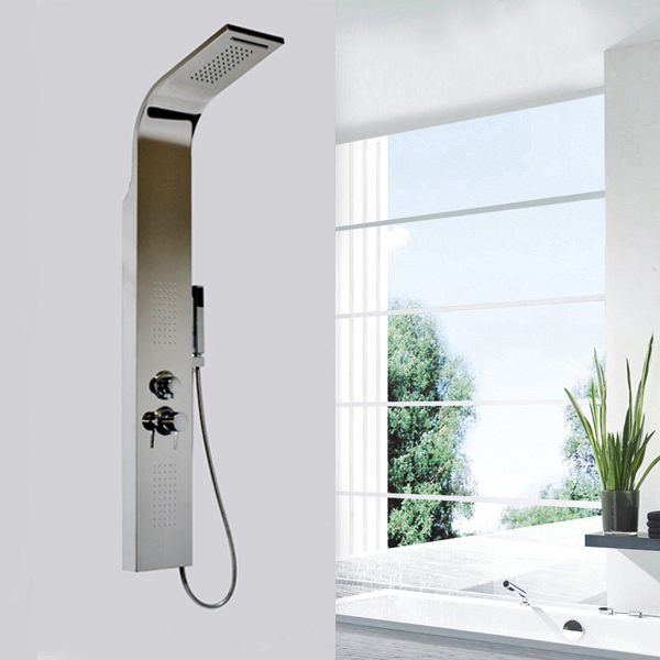Chrome stainless steel shower panel SP-S26