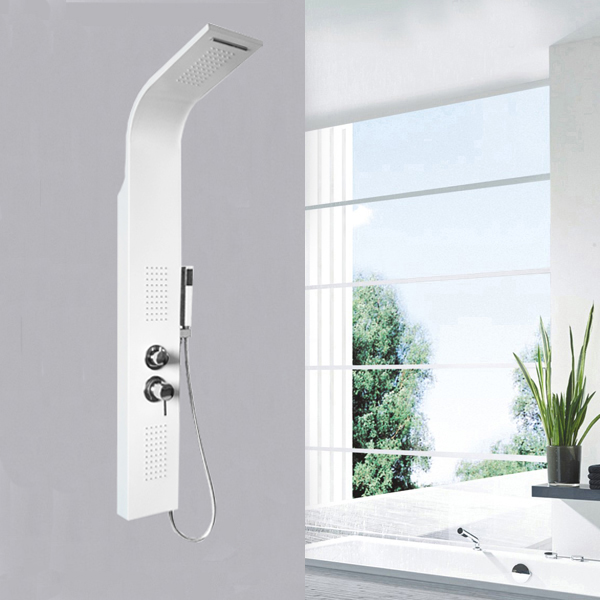 White color stainless steel shower column SP-S29