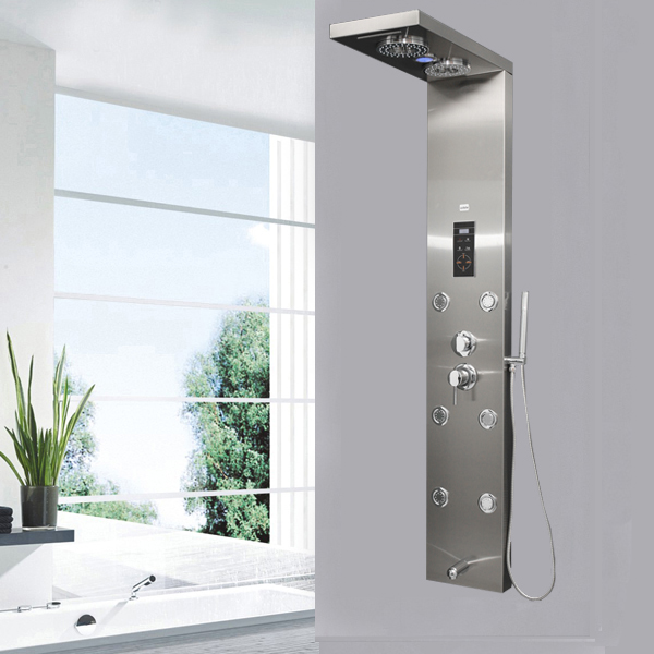 Smart stainless steel shower panel SP-S43