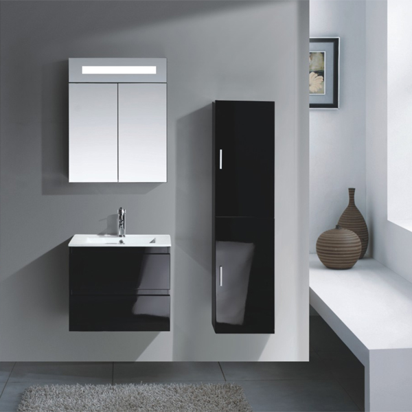 Black design bathroom vanity MDF MF-1511