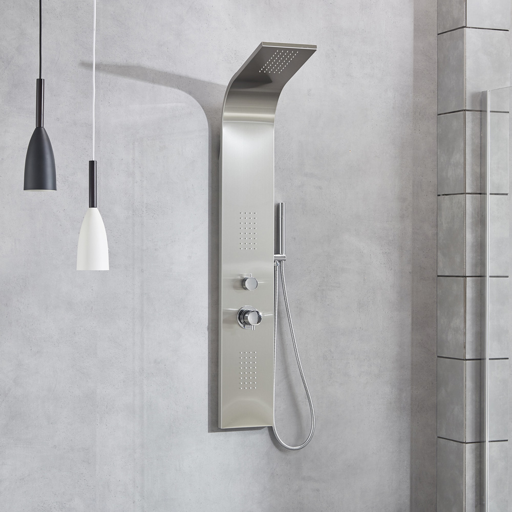 Stainless steel shower panel SP-S202