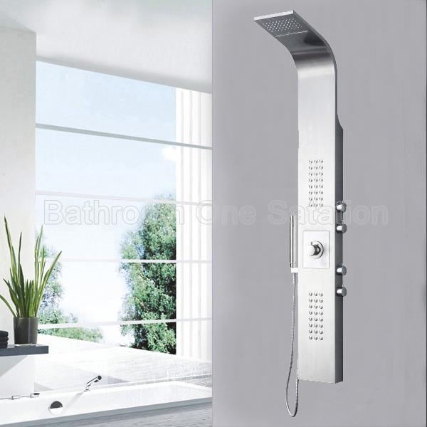 Stainless steel waterfall shower panel SP-S01
