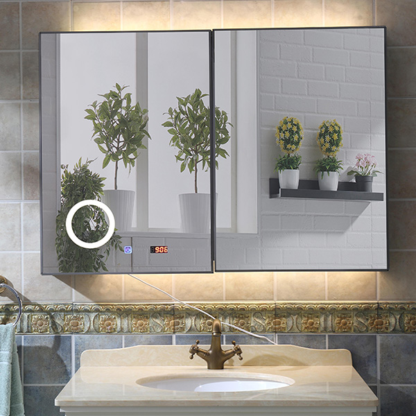 New design LED bathroom mirror cabinet 5203