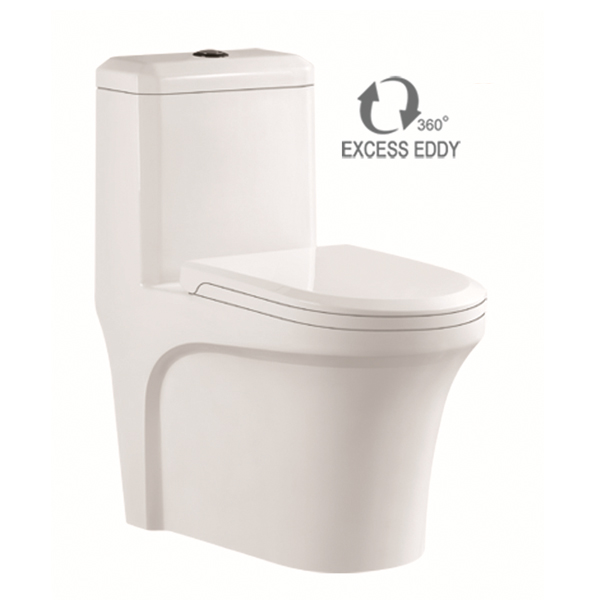 Eddy siphonic one-piece WC toilet 9195