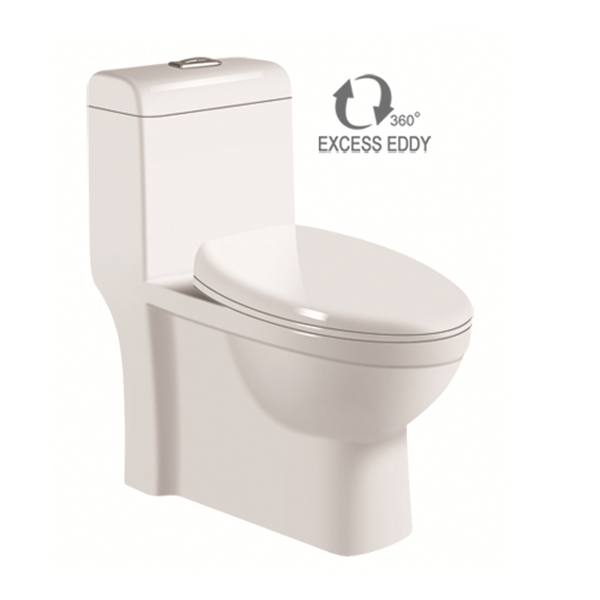 Excess eddy double siphonic WC toilet 9324