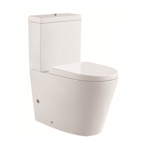 Big size ceramic two-piece wc toilet 9845