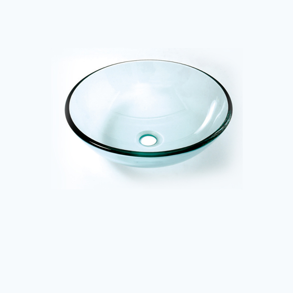 New design bathroom glass wash basin GB-01