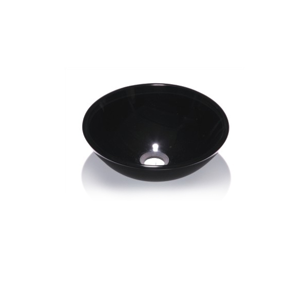 Black color glass bowl GB-10
