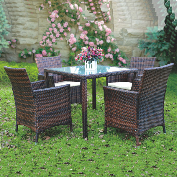 Rattan outdoor dinning set 6072