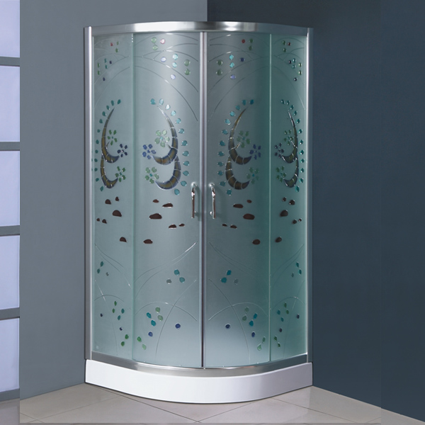Frosted glass shower enclosure SE-10