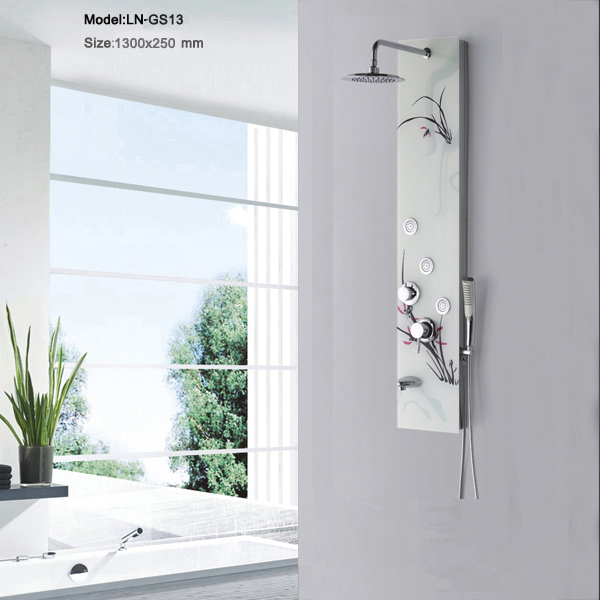Modern style glass shower panel GS-13