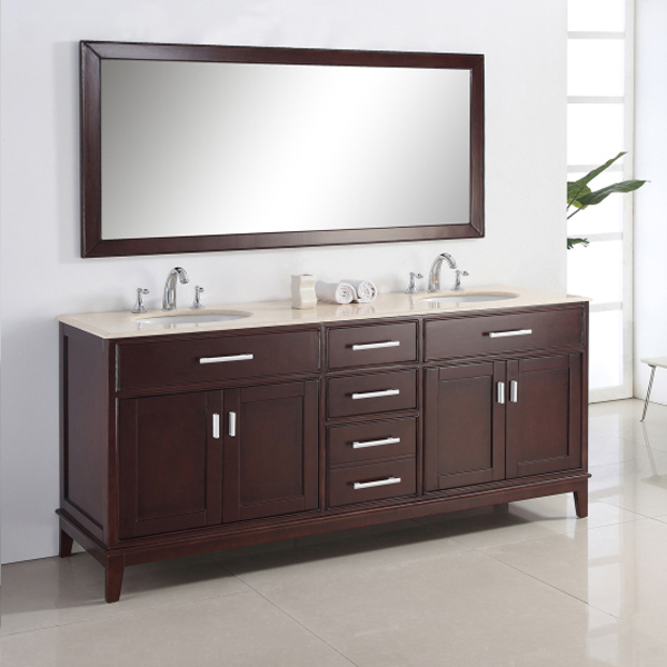 Big size solid wood bathroom cabinet BC-104