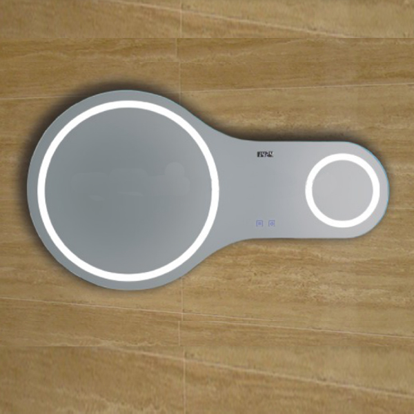 Smart LED mirror with time 5124