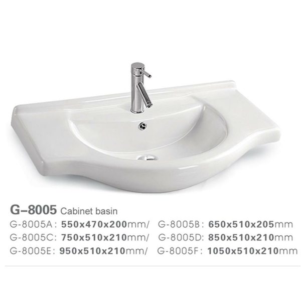 Old bathroom cabinet basin 8005