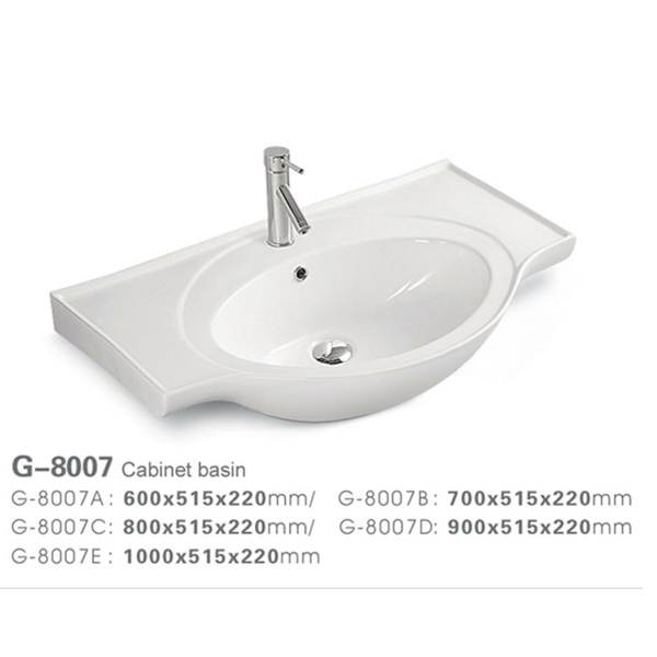 Home use wash basin ceramic 8007