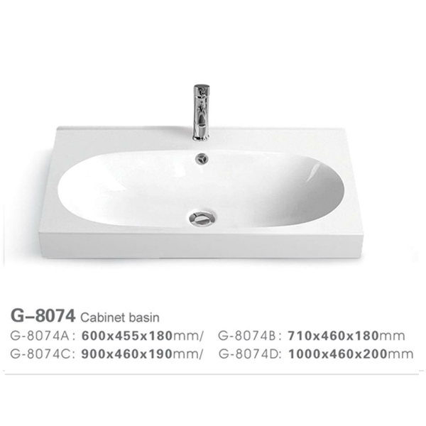 Bathroom vanity sink 8074