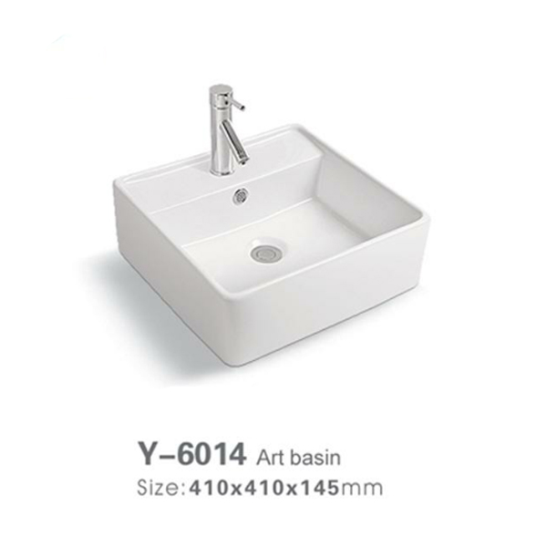 Square sharpe ceramic basin 6014