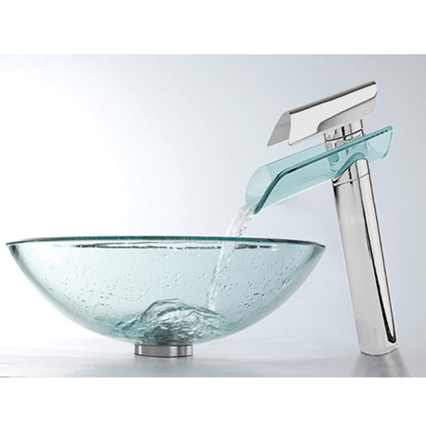 Glass tap waterfall BF-17