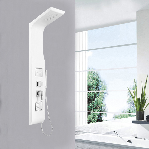 White acrylic shower column SP-P06