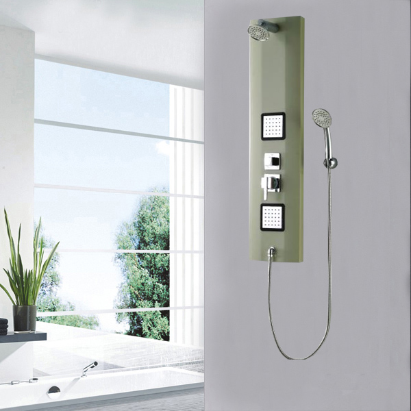 Ivory color shower panel SP-P17