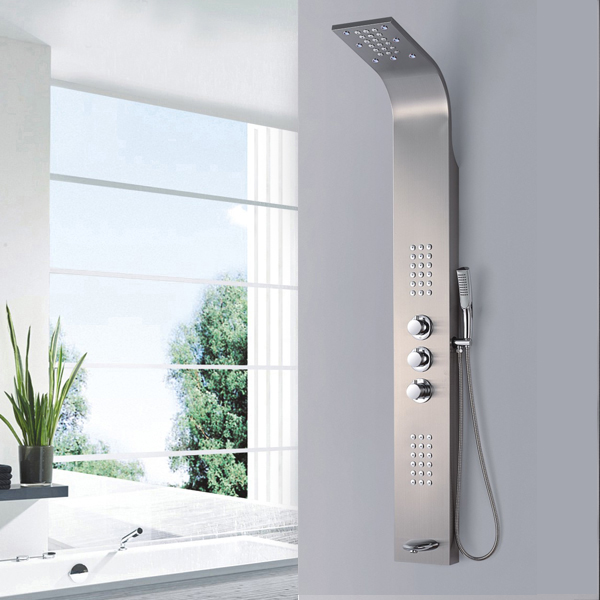 LED light thermostatic bath shower panel/แผงอาบน้ำ SP-S10