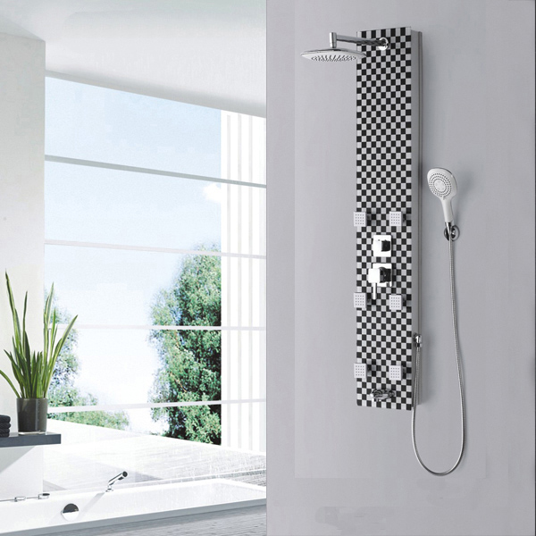 Mosiac glass shower panel SP-G24