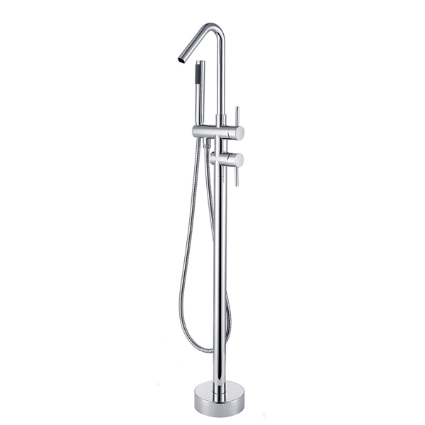 Floor free standing bath faucet F-15