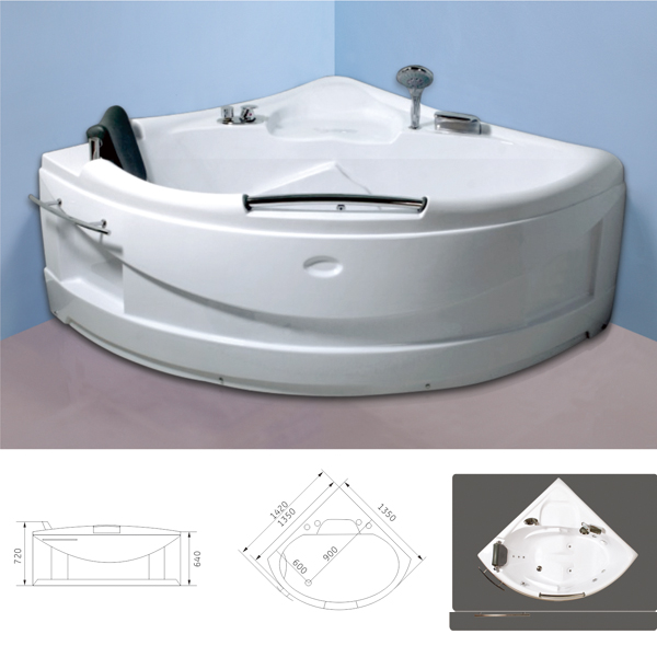 One person massage bathtub MB-608