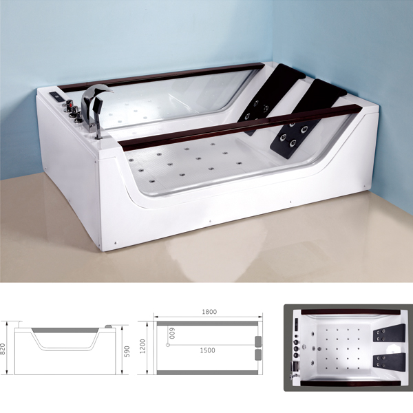 Computer smart bathtub MB-626