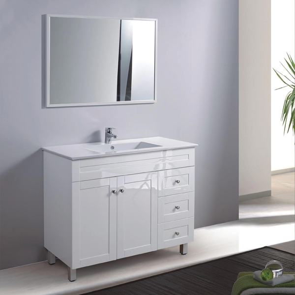 White color bathroom MDF cabinet MF-1618