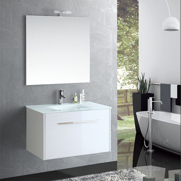 Shinny paint MDF bathroom cabinet MF-1303