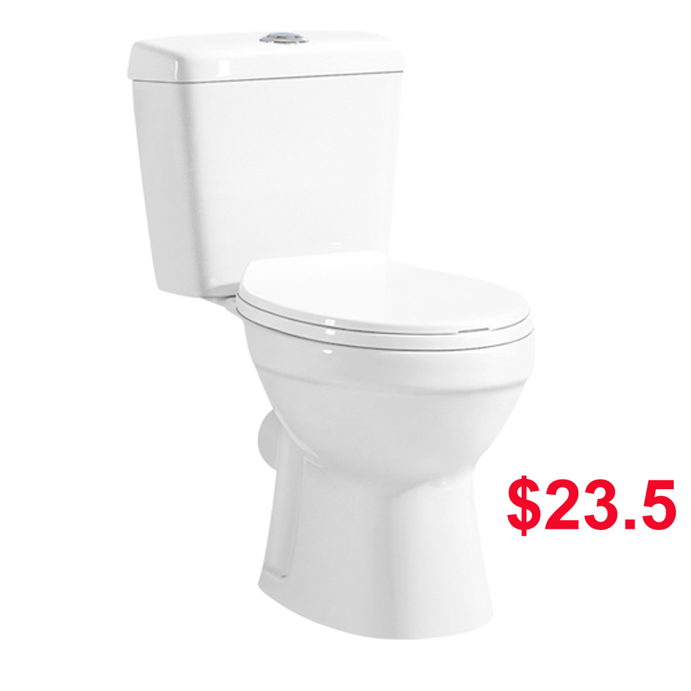 Cheap price two pieces toilet WC-9701 