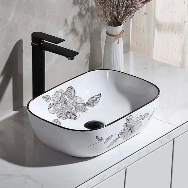 Deep ceramic wash basin 8127