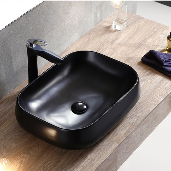 lavabo de couleur noire 8169