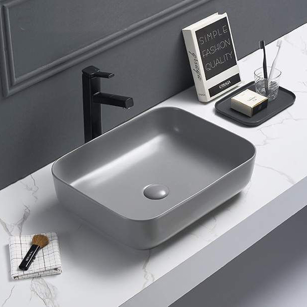 Cement color wash basin 8251