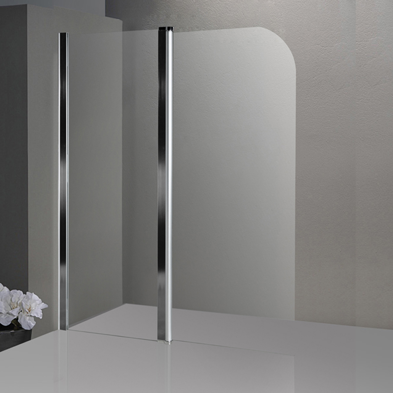 Folded 2 pieces glass shower door SE-2165