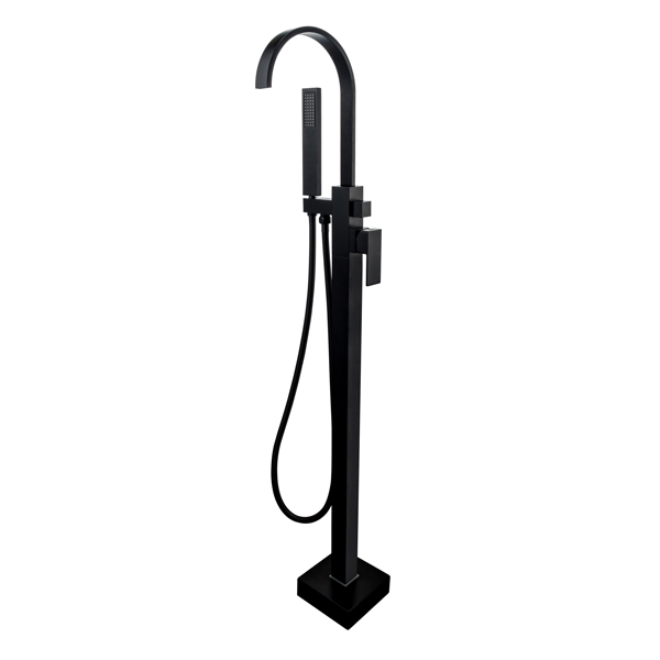 Black color bathtub tap F-05