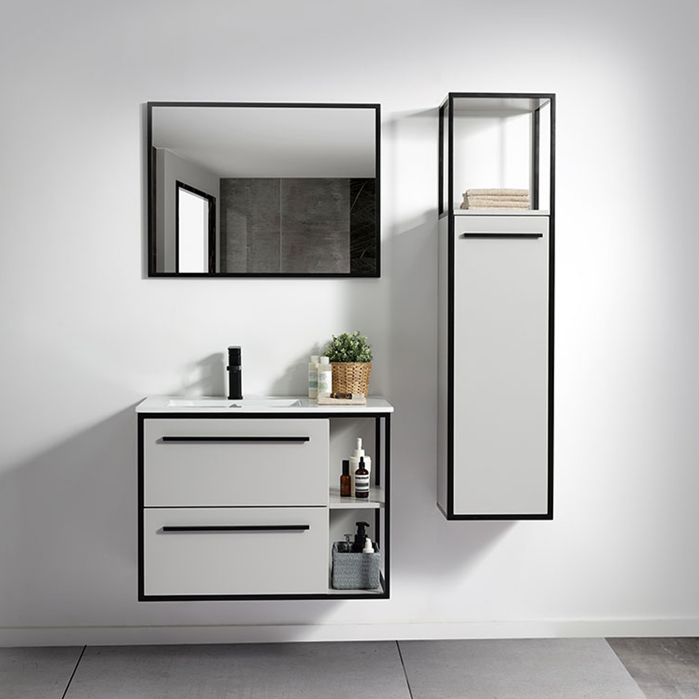 Metal frame bathroom cabinet MF-1958