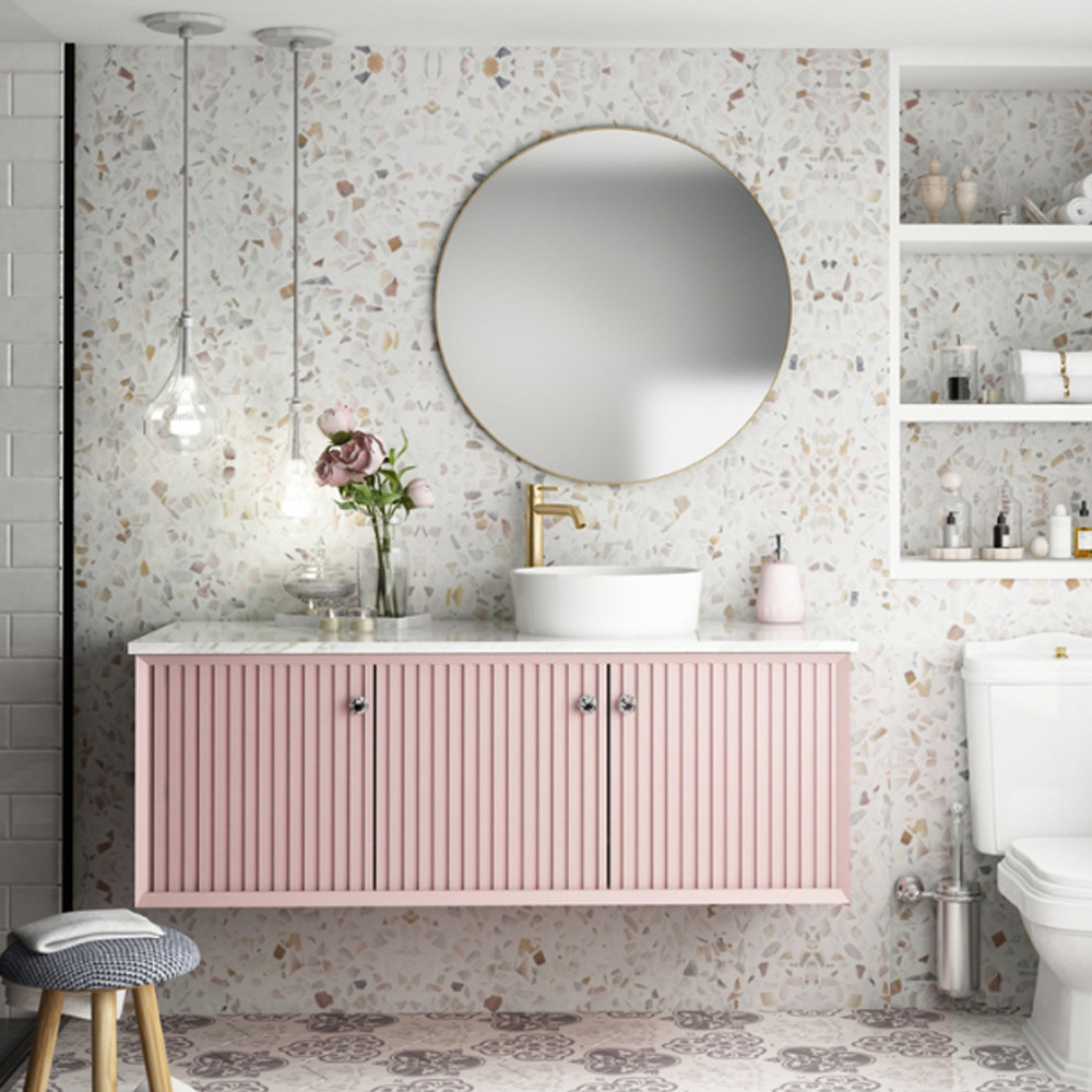 Pink bathroom furniture MF-1974