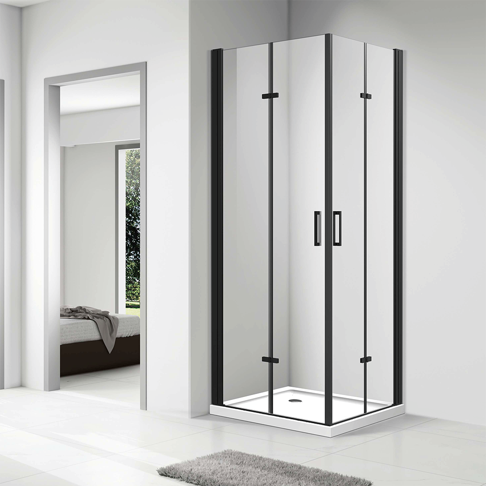 Hinge door shower enclosure E5A -2 black