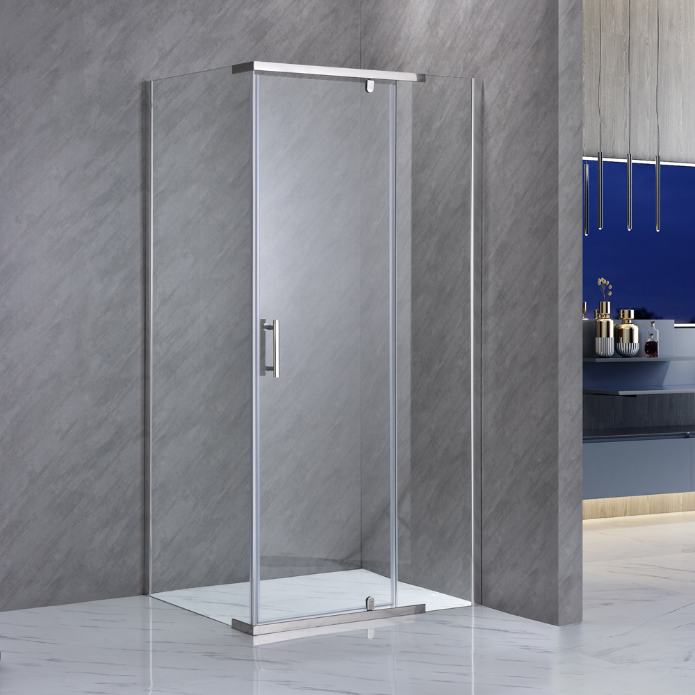 Pivot hinges door shower enclosure SE-2415