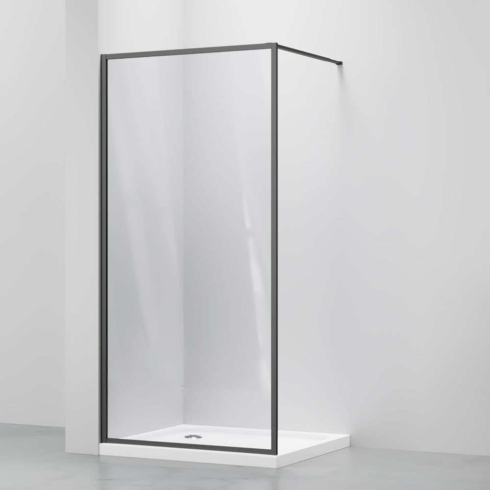 Black frame walk in shower SE-2102