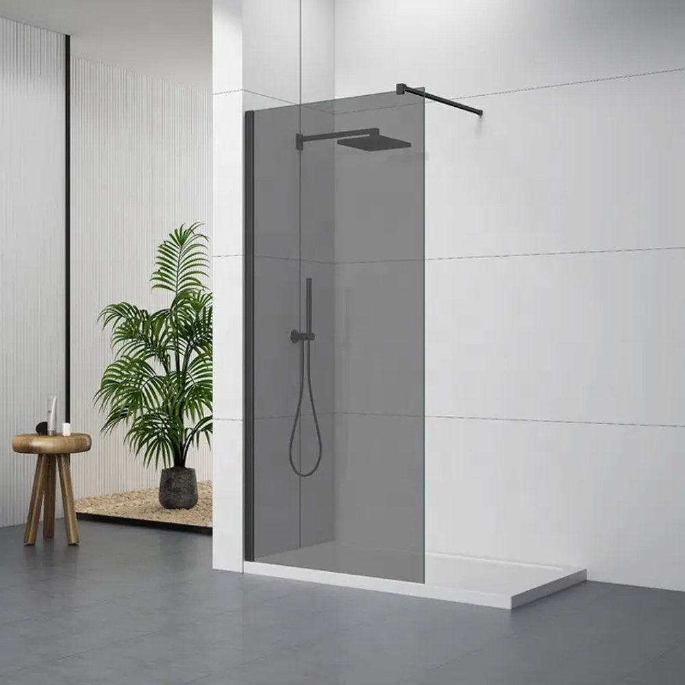 10 mm graue Farbe begehbare Dusche SE-2107B