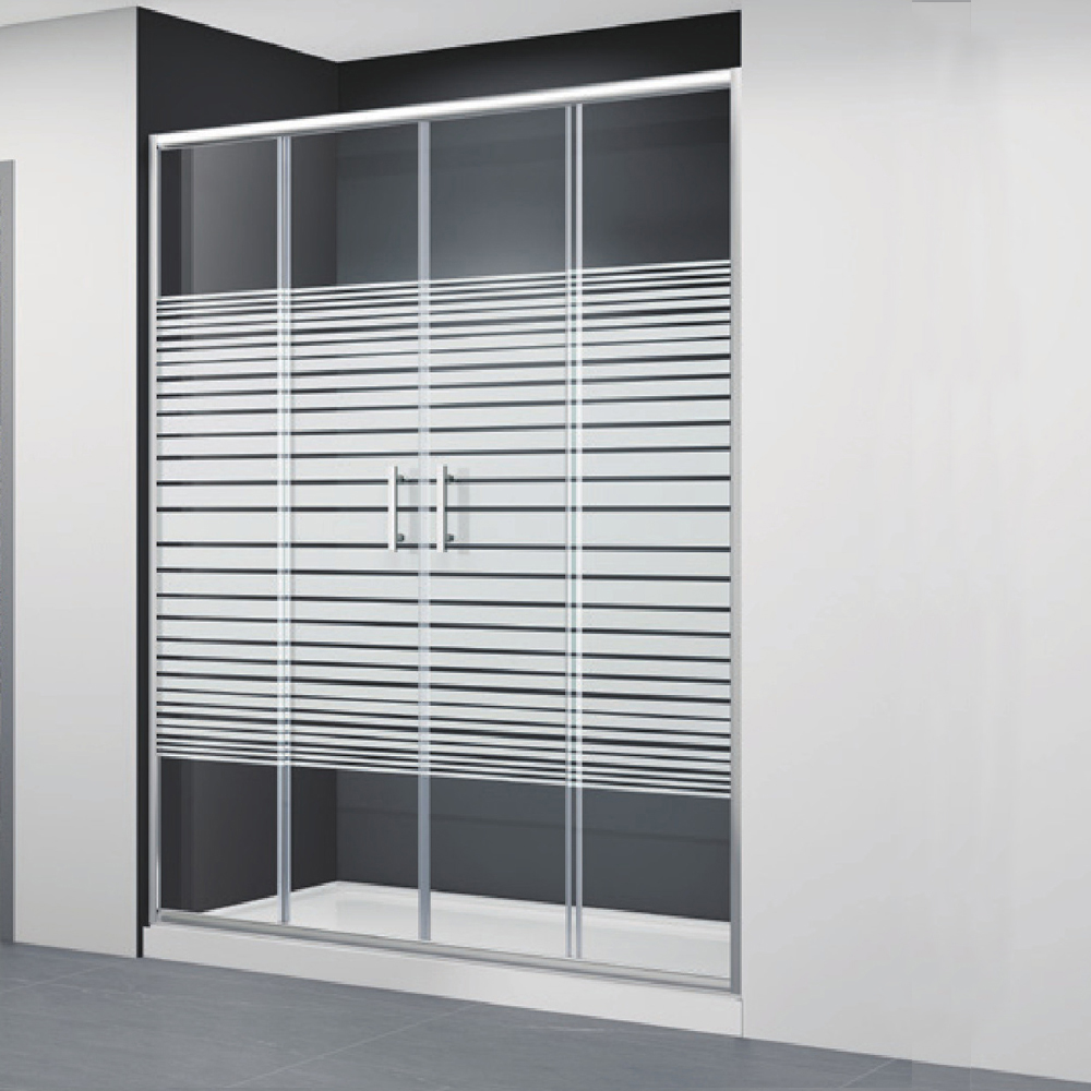 Double sliding open shower door SE-2206