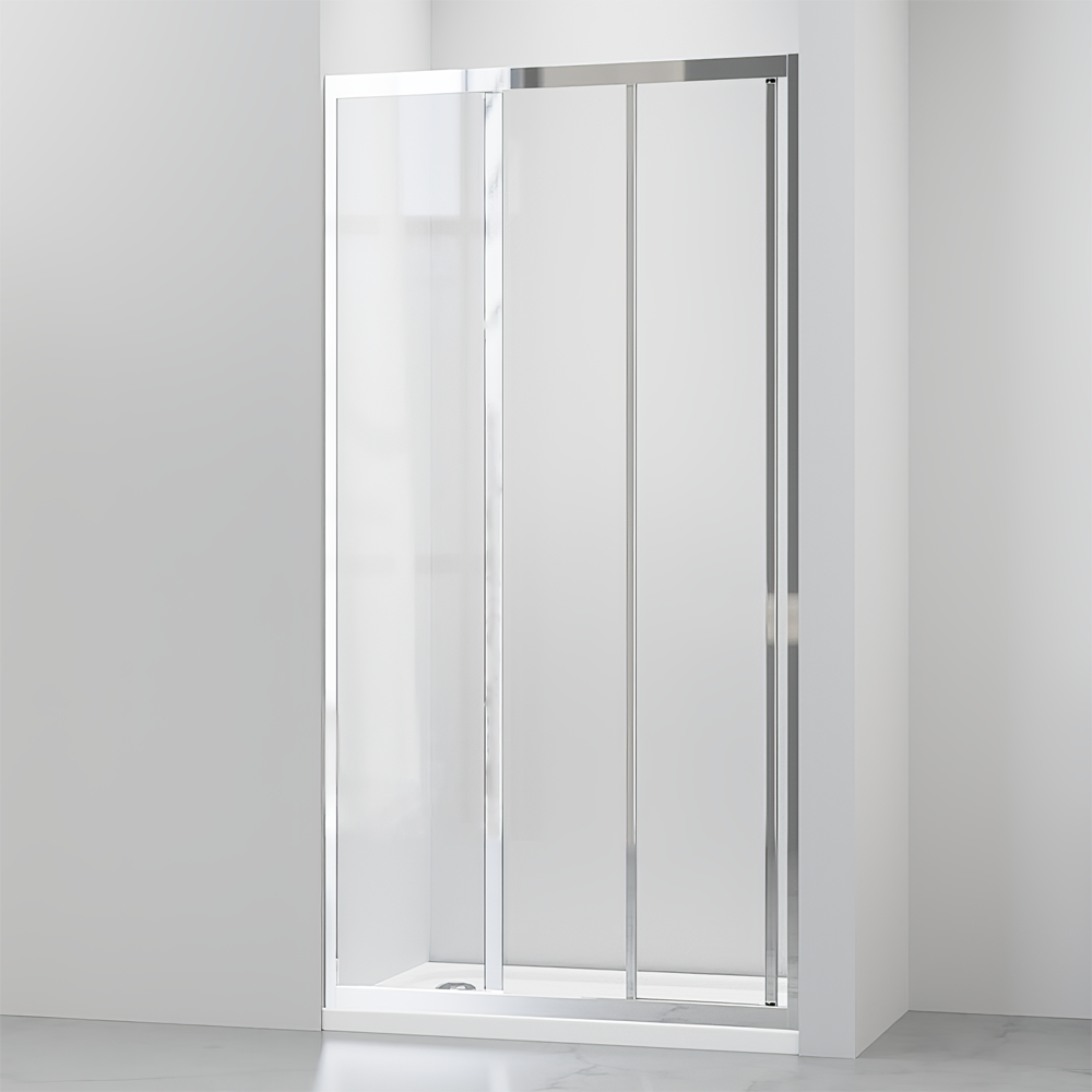 Three sliding door shower glass screen SE-2309