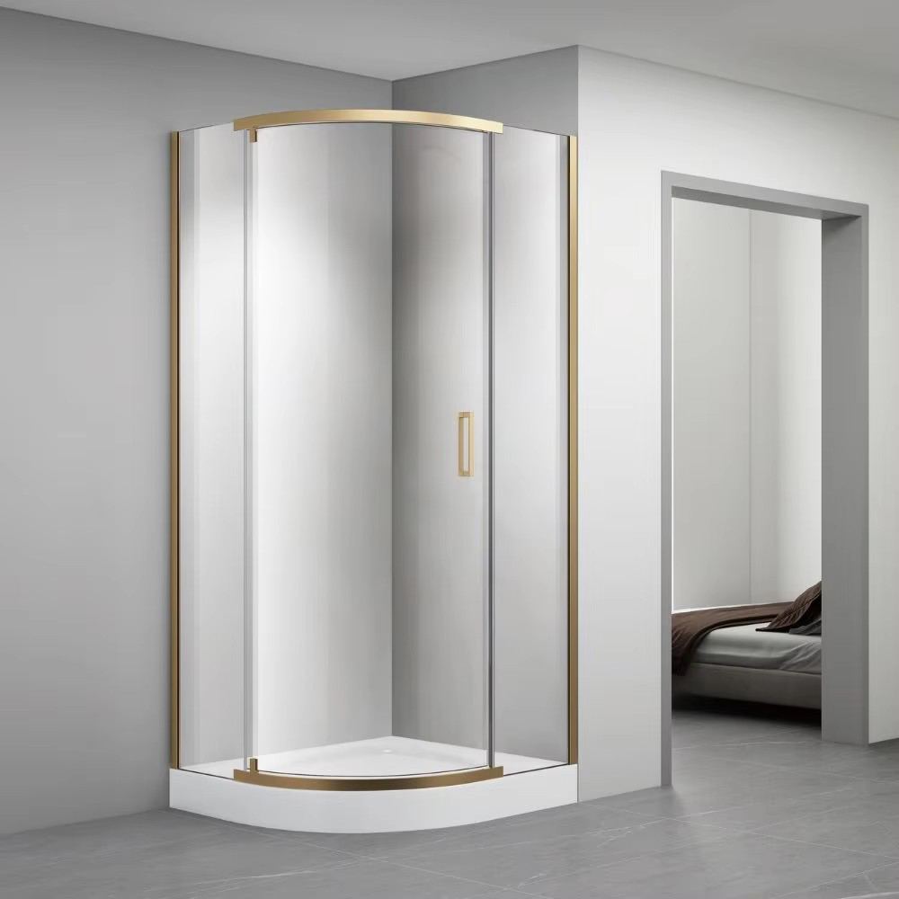 Cabine de douche de couleur dorée SE-3736MG